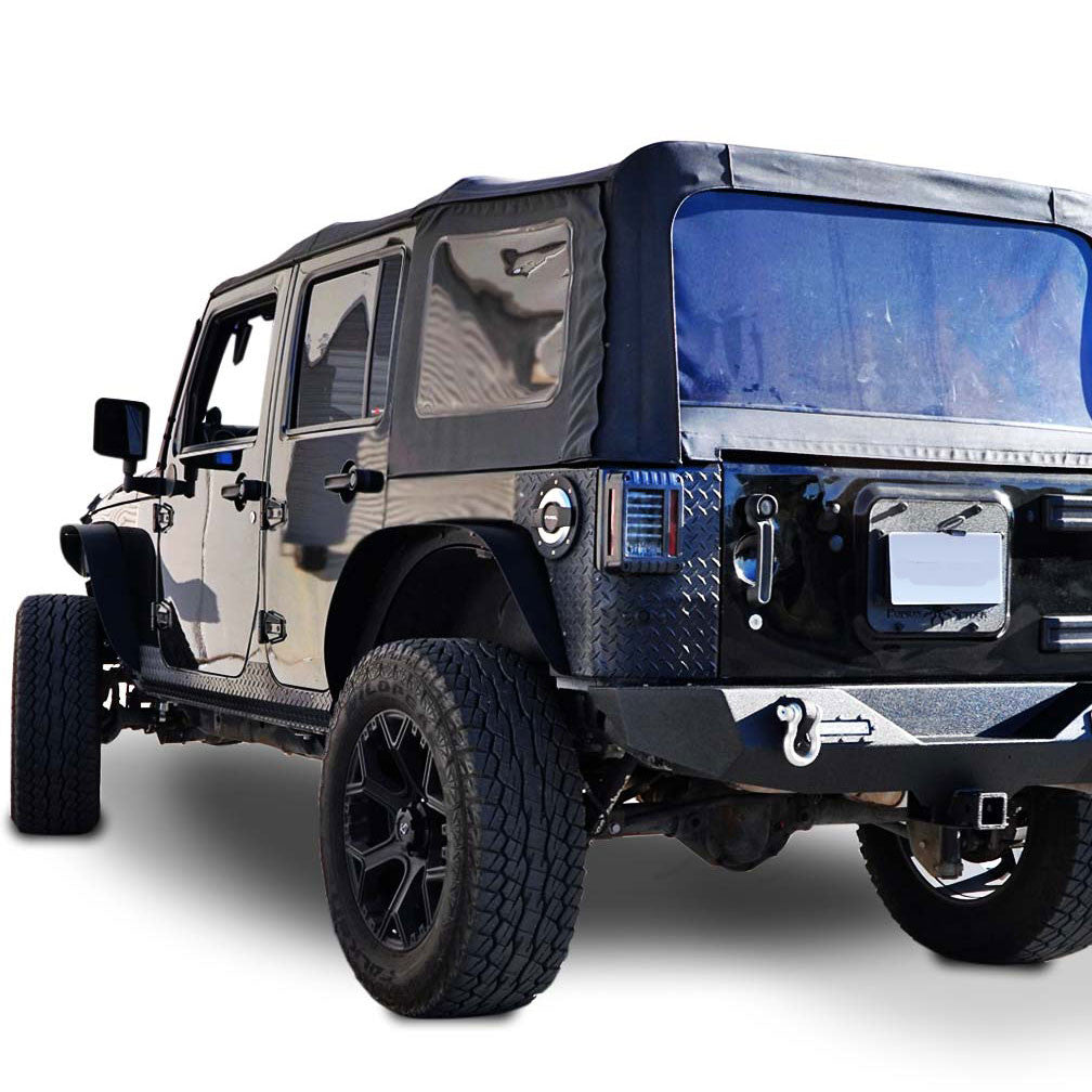 Steel Flat Top Metal Fenders for Wrangler JK 2007-2018 Exterior Part