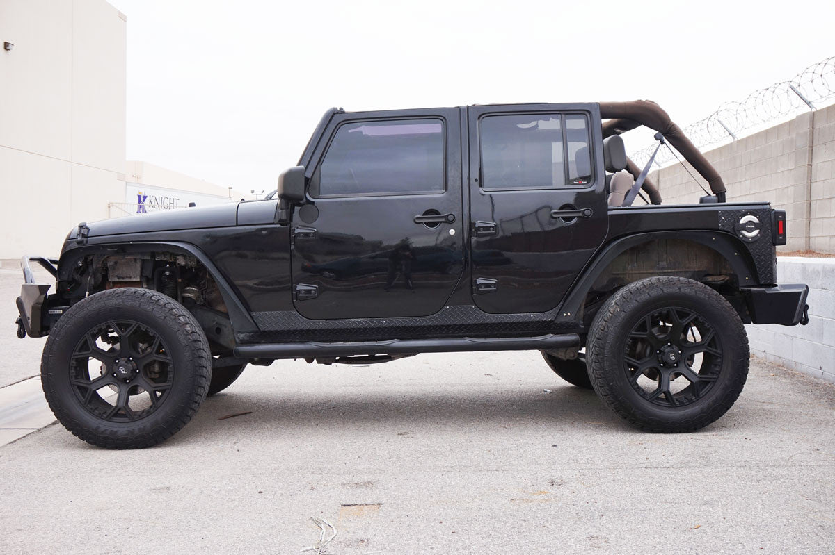 Steel Flat Top Metal Fenders for Wrangler JK 2007-2018 Exterior Part