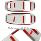 Interior Door Handle Bowl Cover Trim for Jeep Wrangler JL 2018+ - 2023 4 - Door Silver - GENSSI Interior Part