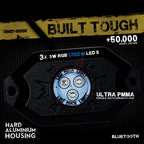 LED Under Body Rock Lights Color with Bluetooth Controller 8x - GENSSI Lighting