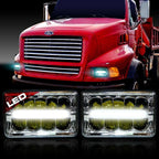 XDR LED Chrome Headlights w/DRL for XJ and YJ - GENSSI Lighting