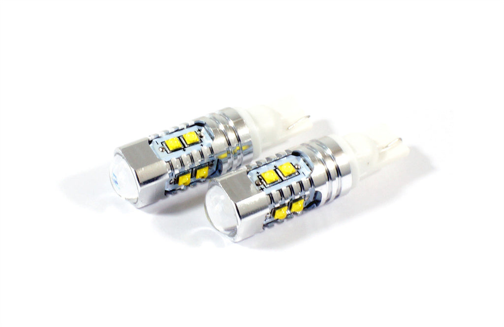 194 168 W5W T10 LED Bulbs 50W Projector (2 Pack) Lighting