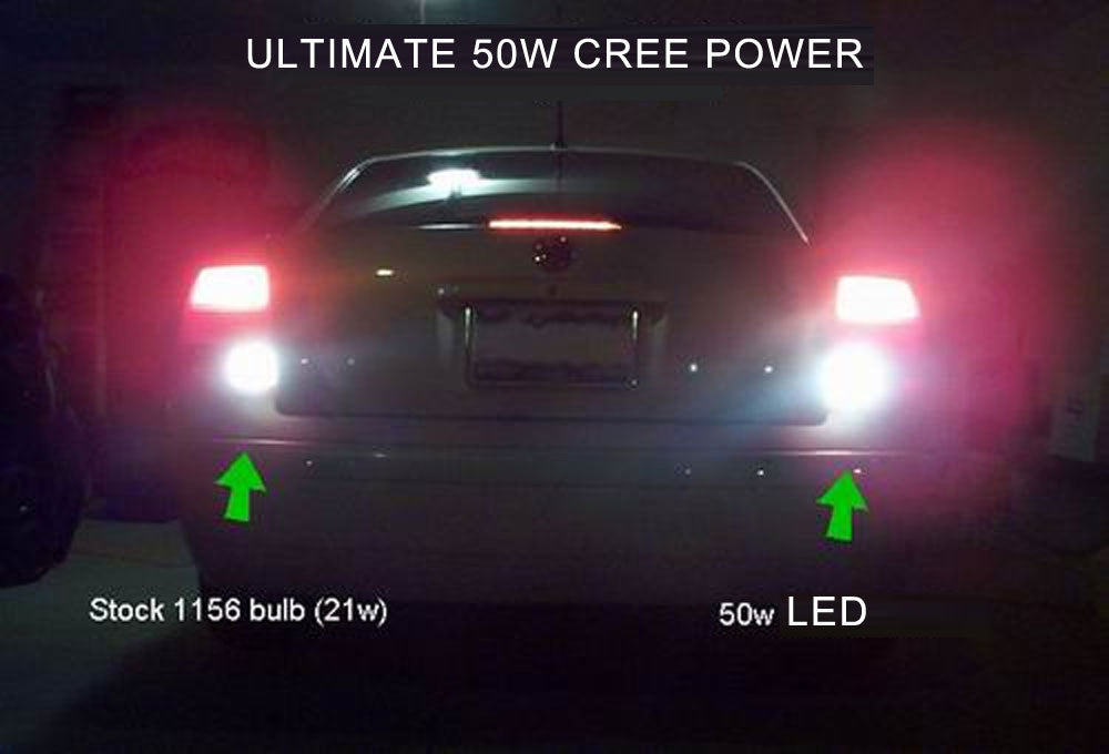 194 168 W5W T10 LED Bulbs 50W Projector (2 Pack) Lighting