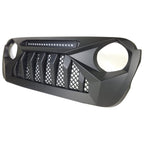 Light Bar LED Grille Grille for Jeep Wrangler JL & Gladiator 2018 - 2023 - GENSSI Grille