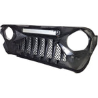 Light Bar LED Grille Grille for Jeep Wrangler JL & Gladiator 2018 - 2023 - GENSSI Grille