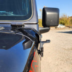 Dual A - Pillar Cube Lights Bracket for Jeep Wrangler JL JLU JT Gladiator with A - Pillar Pod Mount - GENSSI Exterior Part