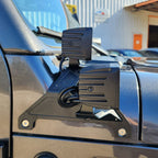 Dual A - Pillar Cube Lights Bracket for Jeep Wrangler JL JLU JT Gladiator with A - Pillar Pod Mount - GENSSI Exterior Part
