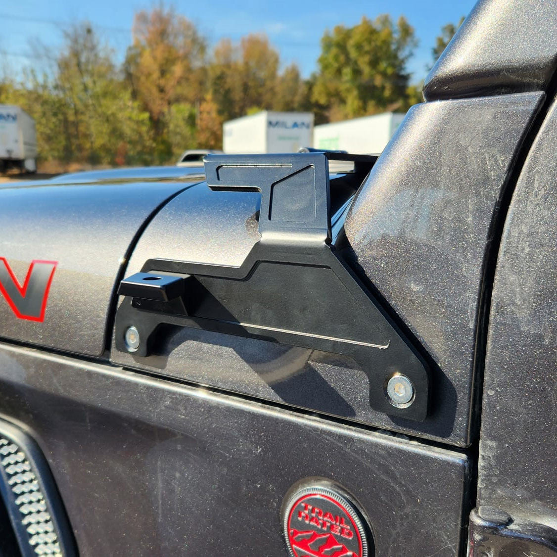 A-Pillar LED Cube Light Bracket for Jeep Wrangler JL JLU JT Gladiator Exterior Part