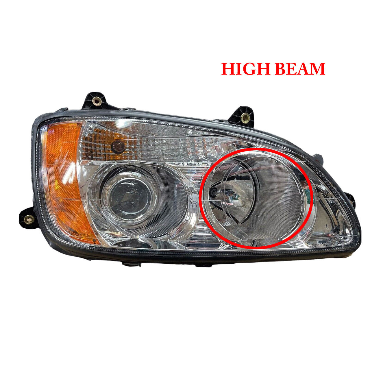 Genssi LED High Beam Bulb Conversion Kit Compatible with Kenworth Truck T660 T600 T370 T270 T170 T470 T440 T880 Lighting
