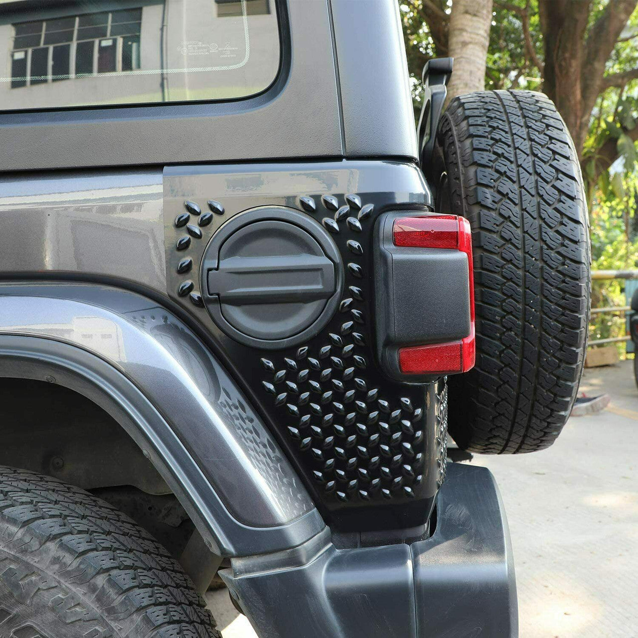 Tail Light Cover Body Armor Rear Corner Guards For Jeep Wrangler JL 2018-2023 Lighting
