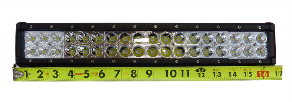 LED Light Bar 108W 16.75 Inches Bottom Bracket Lighting