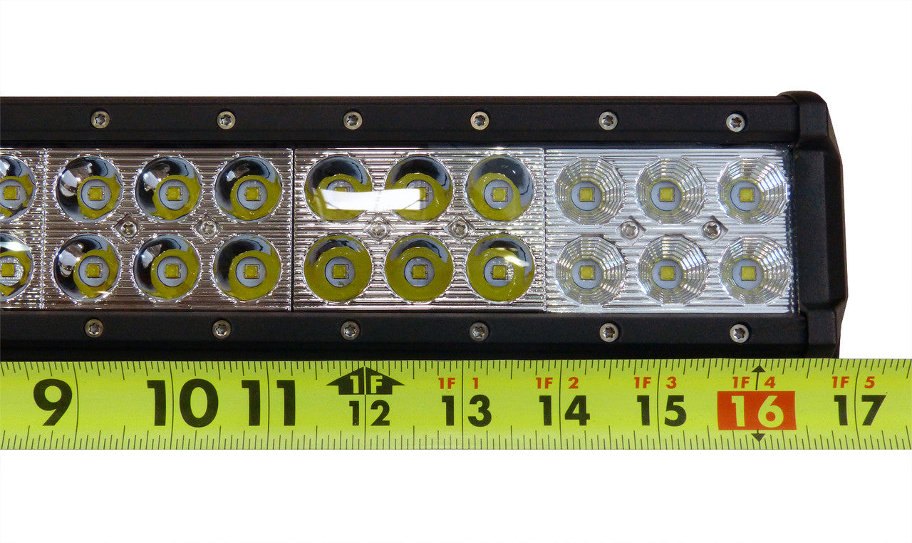 LED Light Bar 108W 16.75 Inches Bottom Bracket Lighting