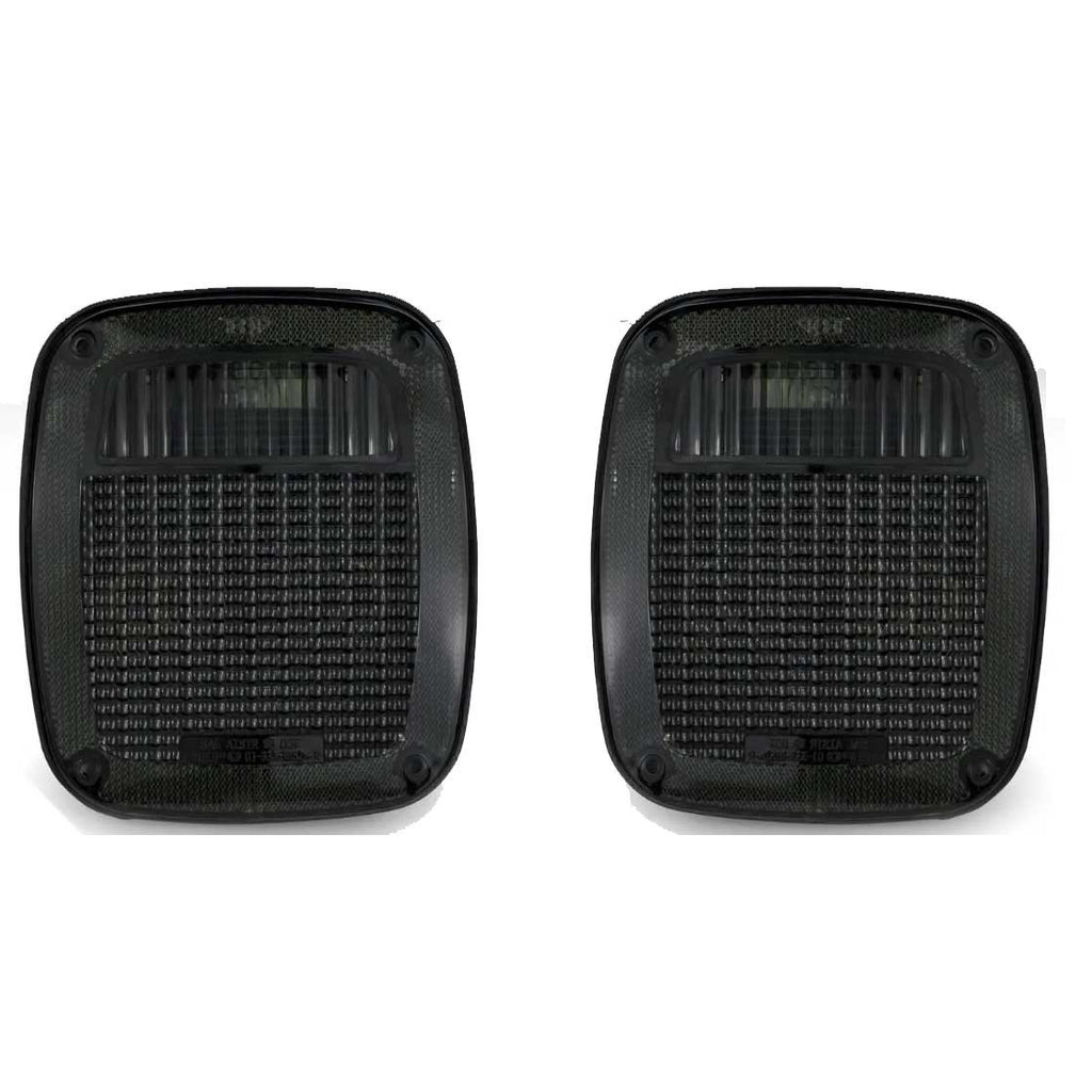 Smoked LED Tail Lights for Wrangler TJ 1997-2006 Lighting