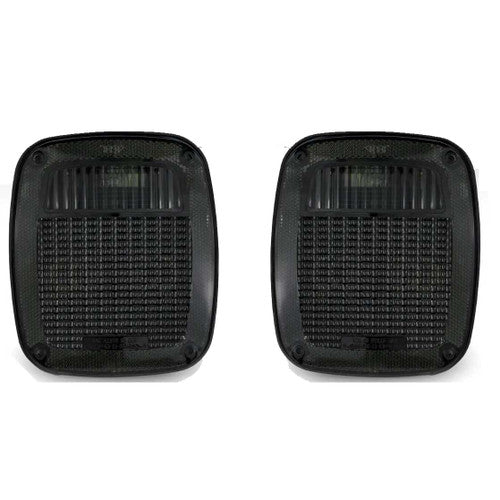 Smoked LED Tail Lights for Wrangler TJ 1997-2006 Default Title Lighting