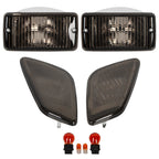 Smoked Bumper Signal Fender Side Marker Lights For Wrangler TJ 1997 - 2006 - GENSSI Lighting