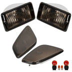 Smoked Bumper Signal Fender Side Marker Lights For Wrangler TJ 1997 - 2006 - GENSSI Lighting