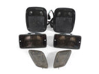 Black Smoked Tail Lights Turn Signals Combo for Wrangler TJ 1997 - 2006 - GENSSI Lighting