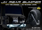Rear Rock Crawler Bumper and Tire Carrier for Wrangler JK 2007-2018 Bumper