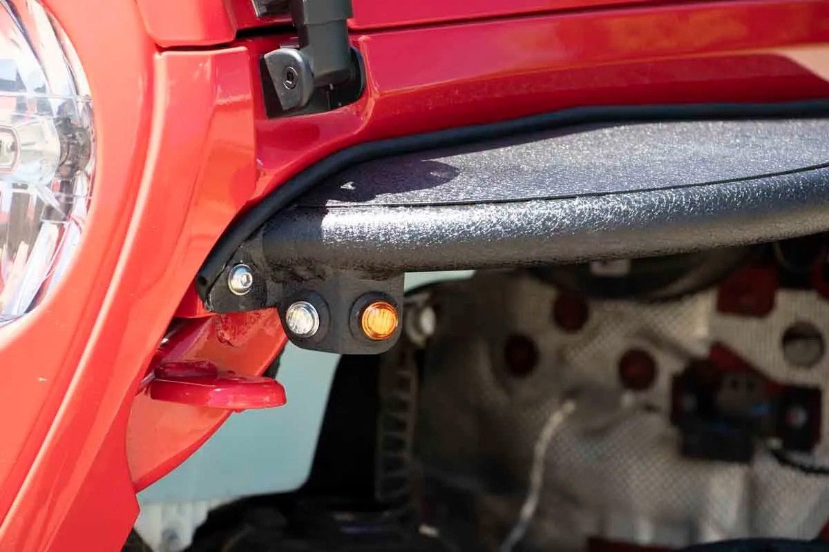Front And Rear Tube Fender Flares with Removable LED Turn Signals for 2020 - 2024 Jeep Gladiator JT - GENSSI Exterior Part