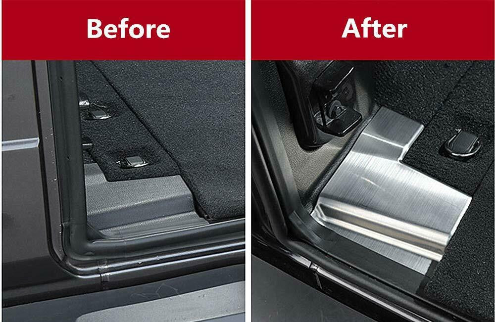 Trunk Guard Cover Protector Trim Stainless for Jeep Wrangler JL 2018-2023 Interior Part