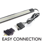 Tailgate Rigid LED Strip 60 inches Red White Sequential Amber - GENSSI Lighting