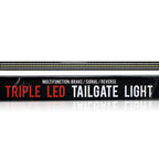 Tailgate Rigid LED Strip 60 inches Red White Sequential Amber - GENSSI Lighting