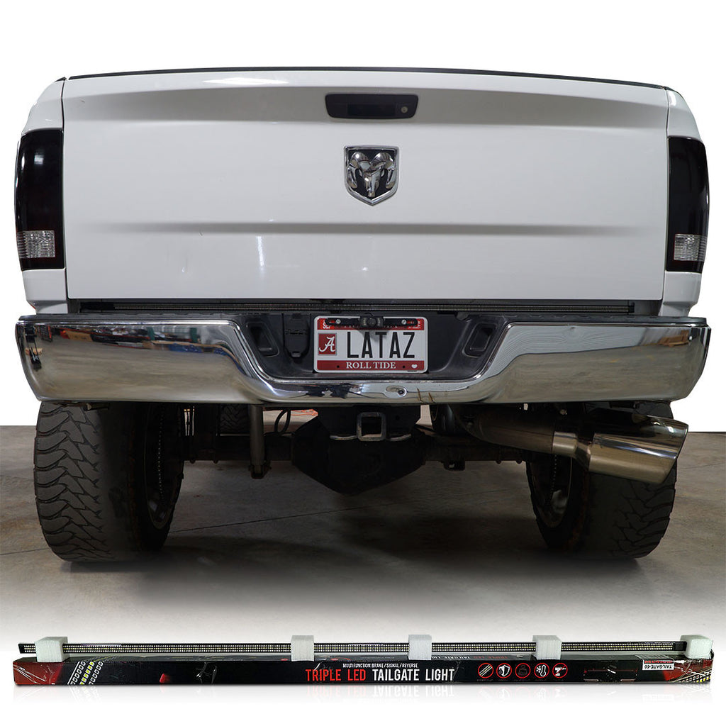 Tailgate Rigid LED Strip 60 inches Red White Sequential Amber Lighting