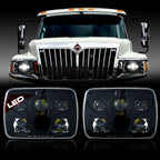 APOLLO LED Black Projector Headlights for XJ and YJ - GENSSI Lighting
