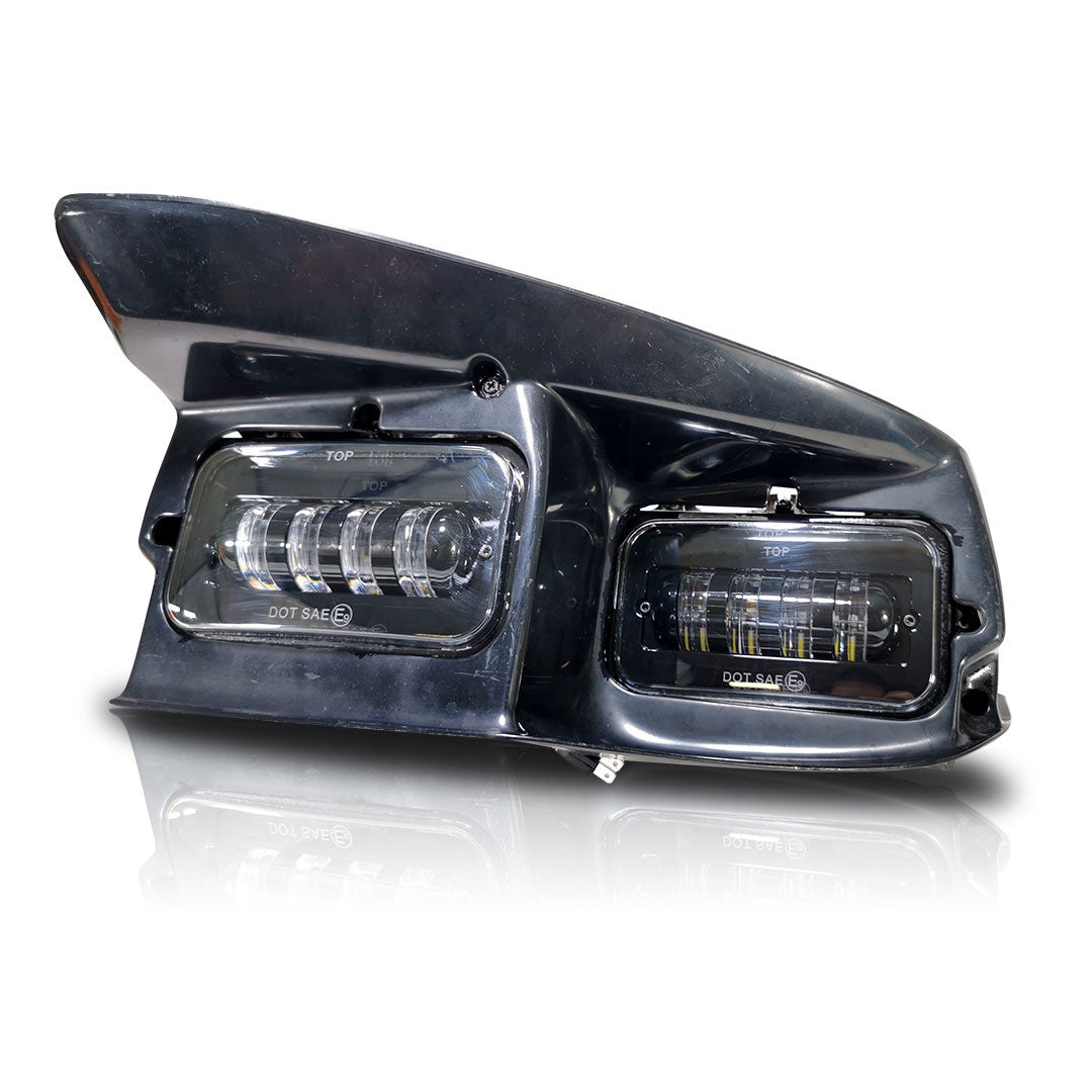 Sealed Beam LED Replacement Headlights for GMC C1500 2500 3500 Trucks (2 Pack) Lighting