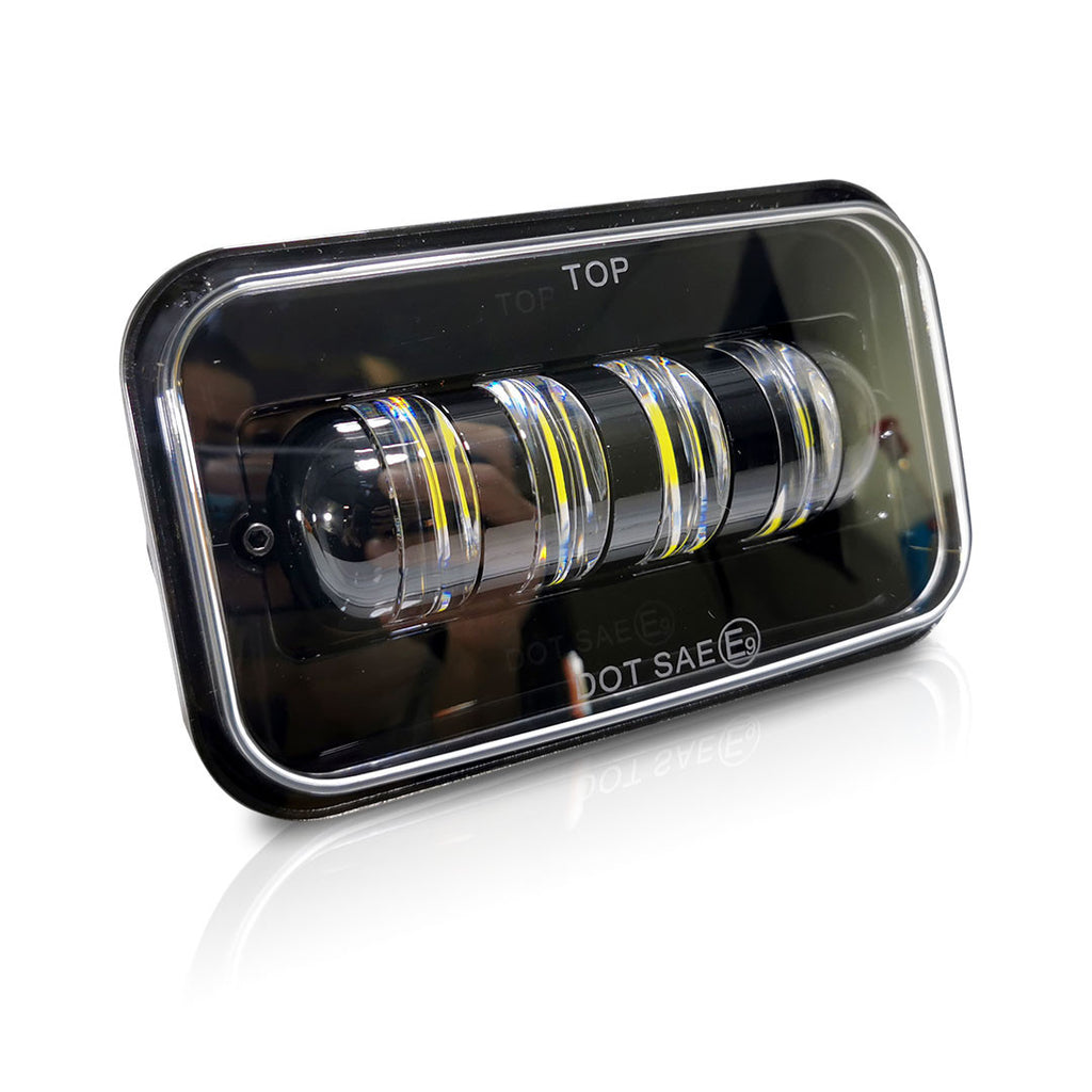 Sealed Beam LED Replacement Headlights for GMC C1500 2500 3500 Trucks (2 Pack) Lighting