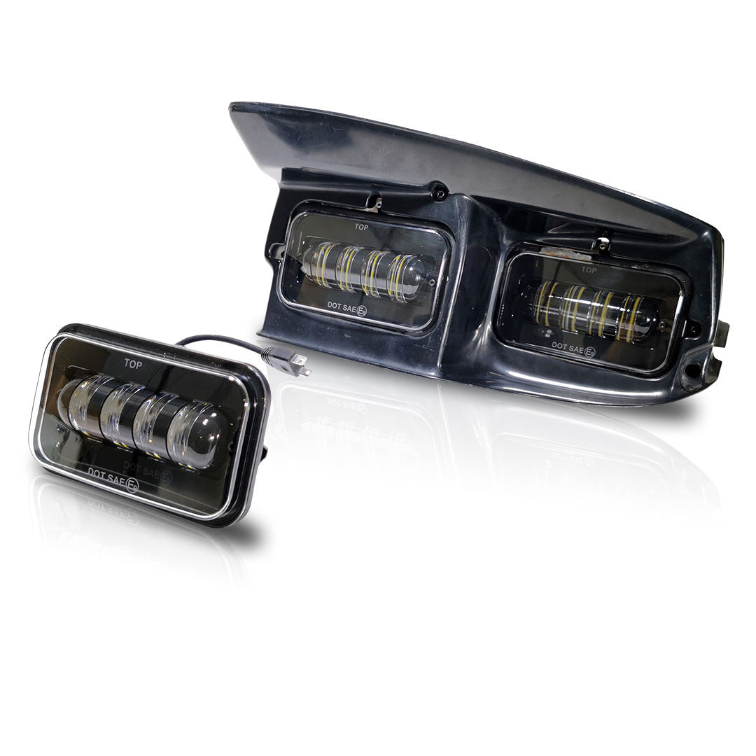 Sealed Beam LED Replacement Headlights for GMC C1500 2500 3500 Trucks (2 Pack) Lighting