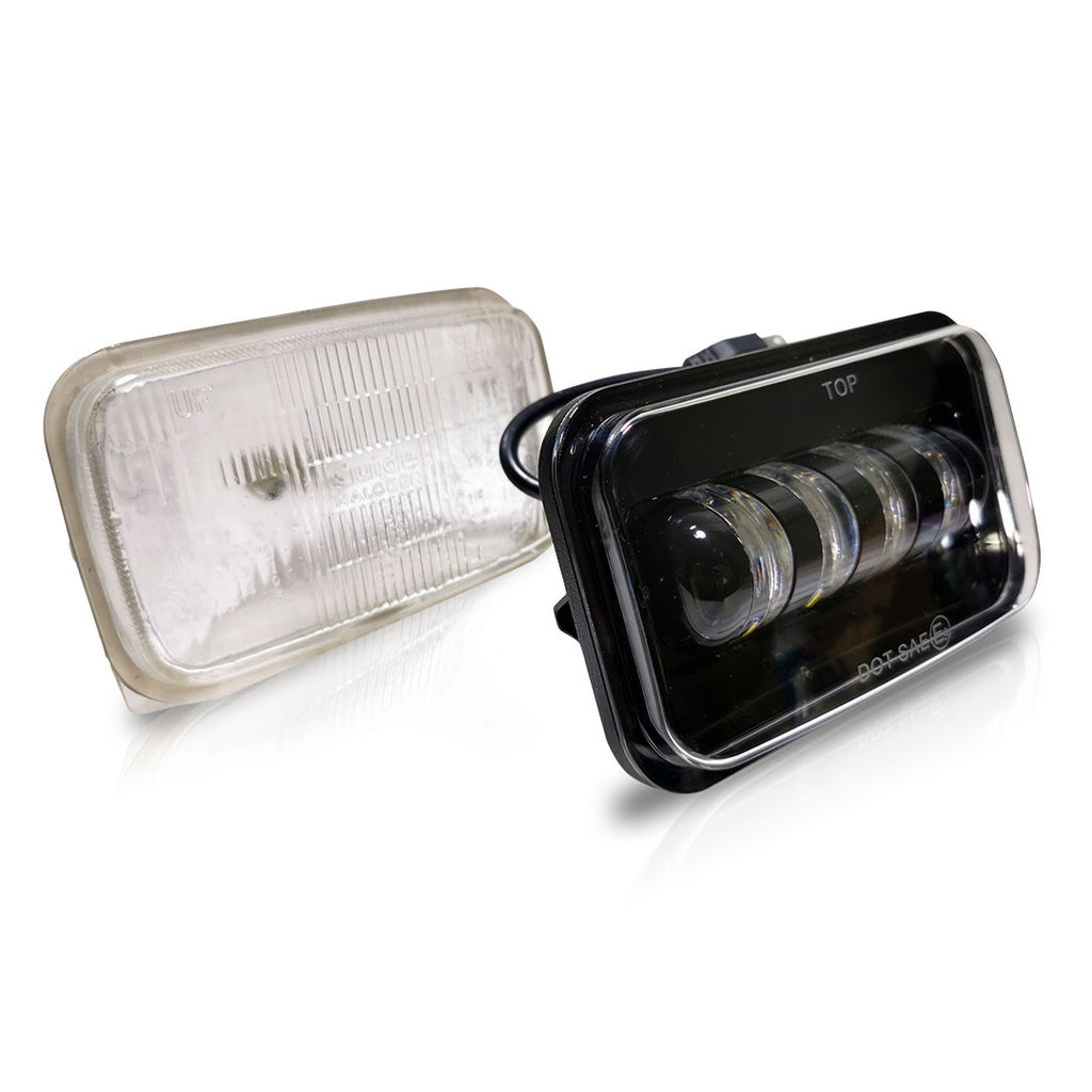 H4701 H4703 Sealed Beam LED Replacement Headlights (2 Pack) Lighting