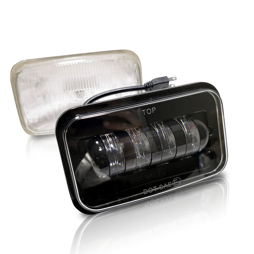 Sealed Beam LED Replacement Headlights for GMC C1500 2500 3500 Trucks (2 Pack) Lighting