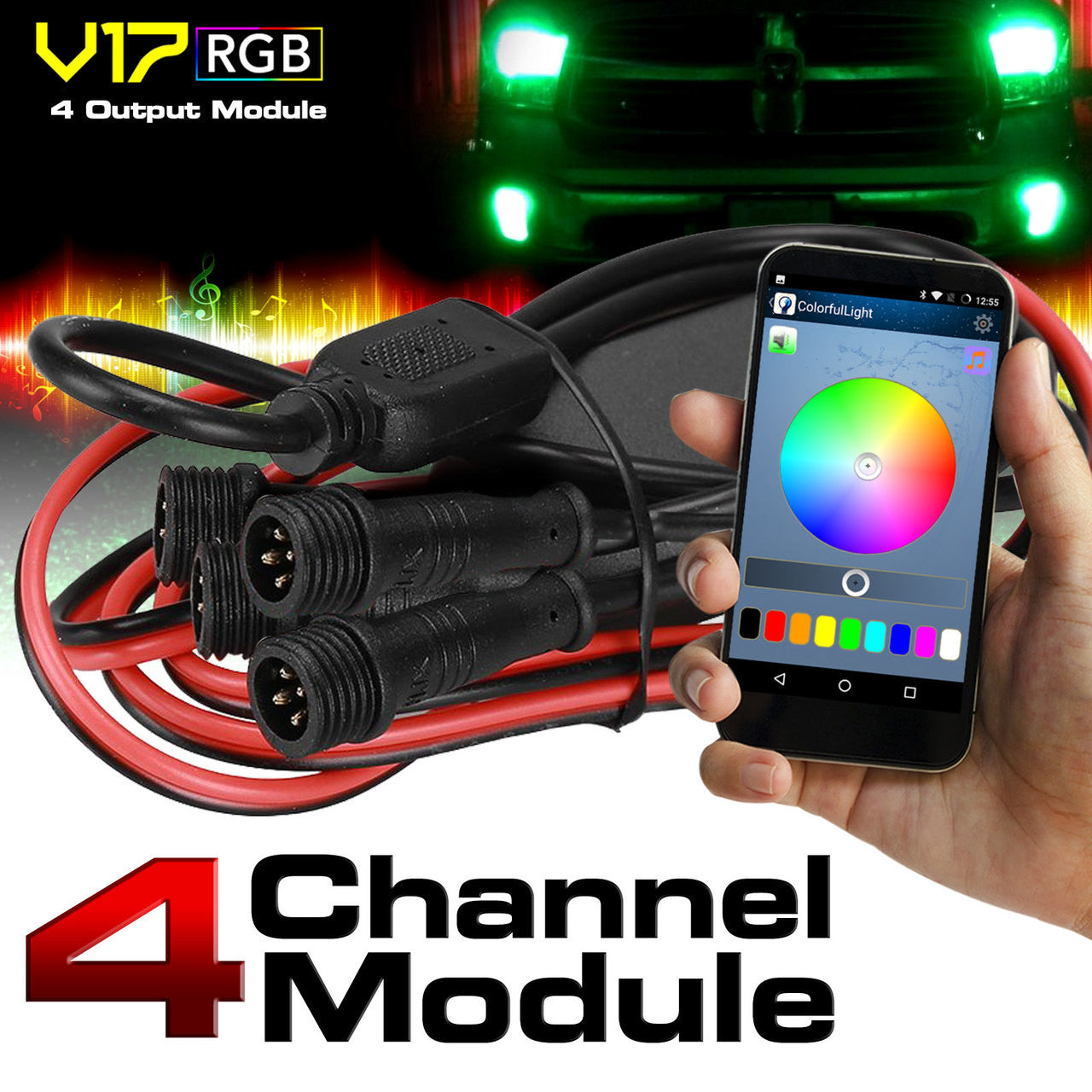 V17 4 Channel Output LED Module Wilress Electrical