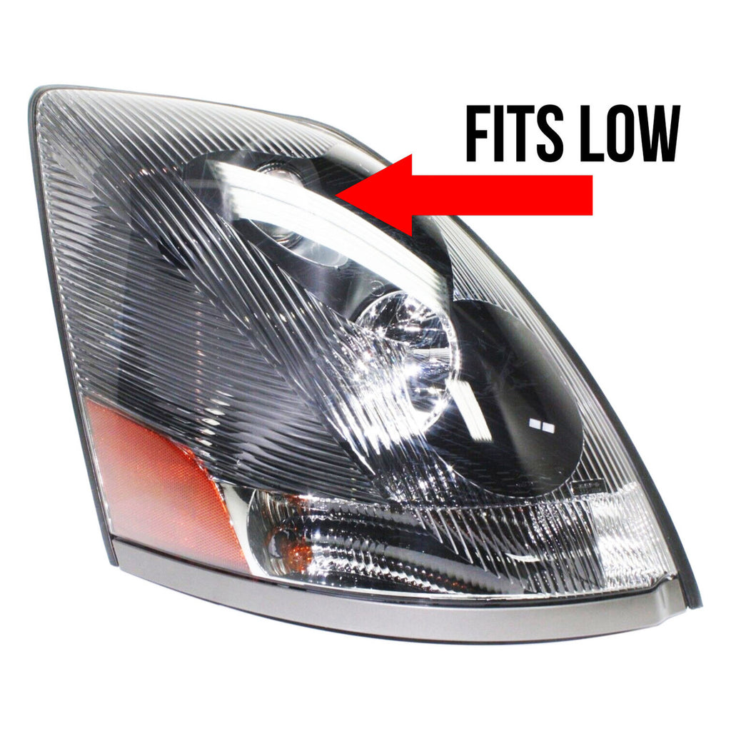 LED Conversion Kit Bulbs GX7 Pro Compatible with Volvo VN VNL 2004-2018 Low and High Lighting