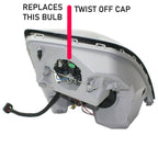 LED Conversion Kit Bulbs Low Beam Compatible with Volvo VT Series Trucks 800 830 880 - GENSSI Lighting