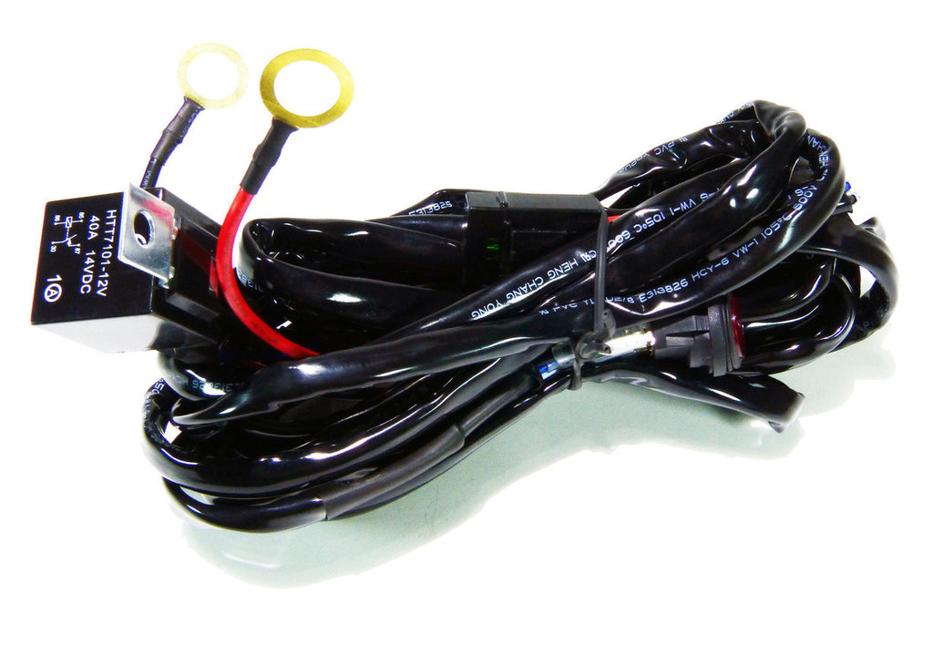 Wire Harness Relay with Switch for LED Lighting Dual Output Electrical