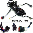 Wire Harness Relay with Switch for LED Lighting Dual Output - GENSSI Electrical