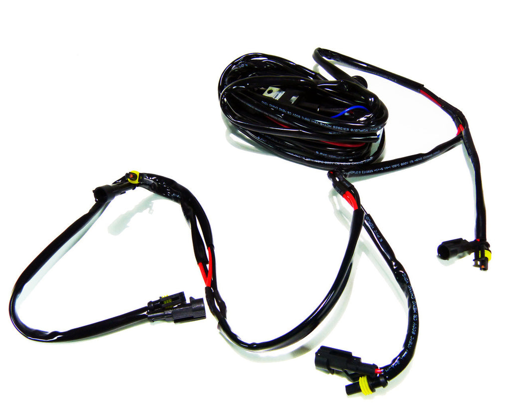 Wire Harness Relay Quad Output with Switch for LED Lighting Electrical