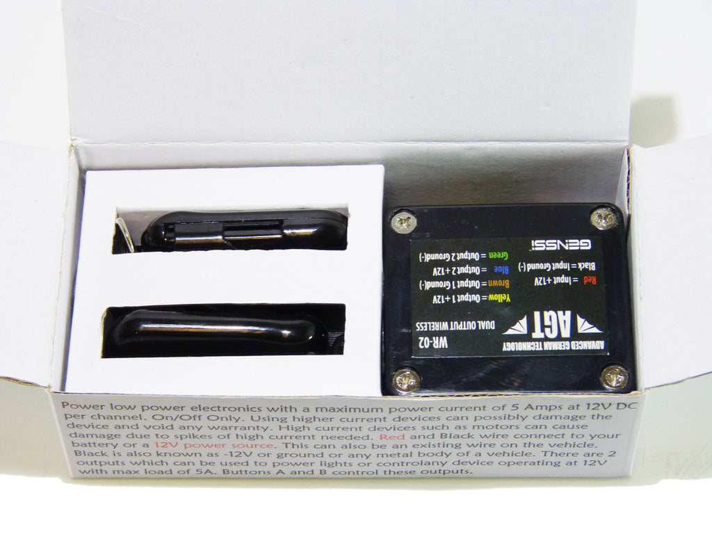 2 Channel Wireless On Off 12V Controller Waterproof Electrical