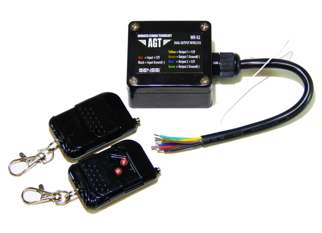 2 Channel Wireless On Off 12V Controller Waterproof Electrical