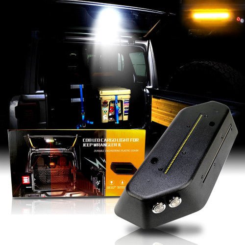 Cargo Light White and Flashing Amber Warning for Jeep Wrangler JL JLU 2018+ - GENSSI Lighting