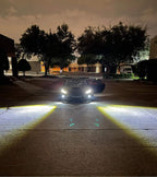 24W Flush Mount Bumper Cube Bar Duely Flood Strobe POD LED Light Black - GENSSI Lighting