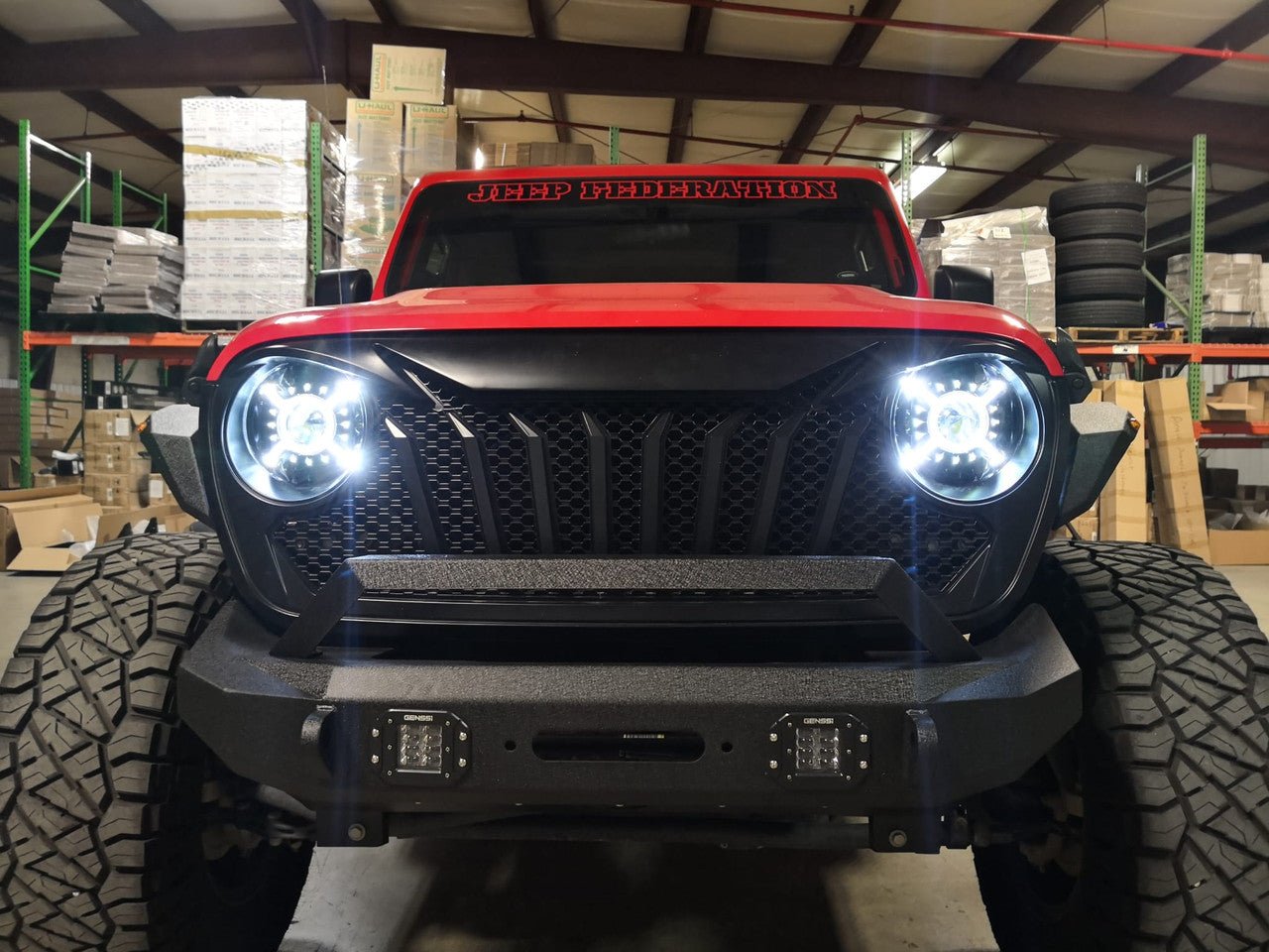 Front Bumper for Jeep Wrangler JL JLU Gladiator 2018+ - GENSSI Bumper