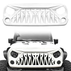 White Shark Grille For Wrangler JK 2007-2018 Unlimited Glossy Grille