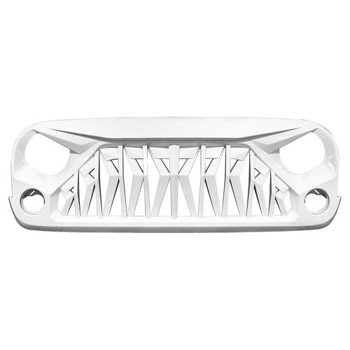 White Shark Grille For Wrangler JK 2007-2018 Unlimited Glossy Default Title Grille