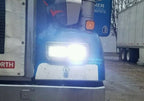 4x6 LED Reflector w/DRL Headlights Chrome Set - GENSSI Lighting