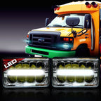 XDR LED Chrome Headlights w/DRL for XJ and YJ - GENSSI Lighting