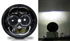 5.75 (5 3/4) Inch LED Black Projector Headlights Round DOT Set Lighting