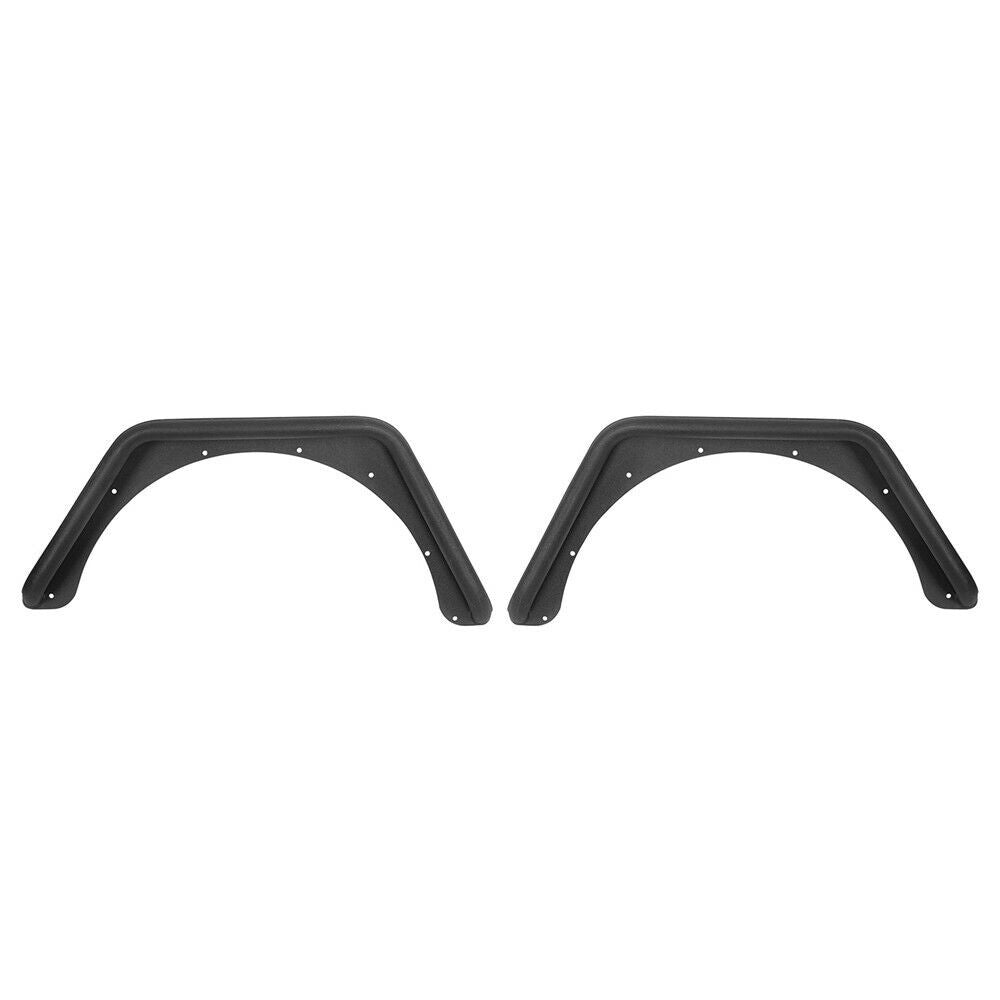 Steel Rear Fender Flares Tube Flat Powder Coated for 1987-1995 Jeep Wrangler YJ Exterior Part